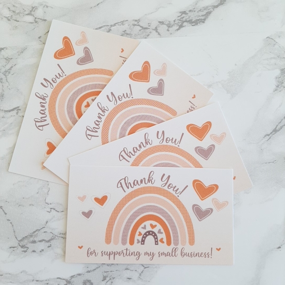 100 Thank You Cards - Picture 2 of 4